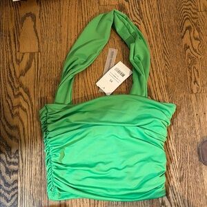 Green Women's Crop Top